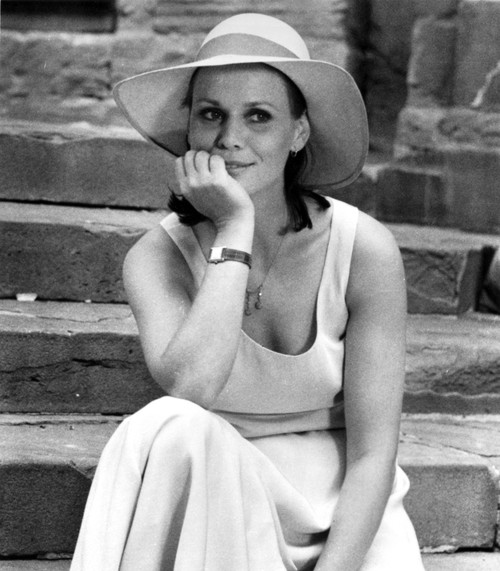 Marthe Keller Seated in Classic Photo Print - Item # VARCEL708836