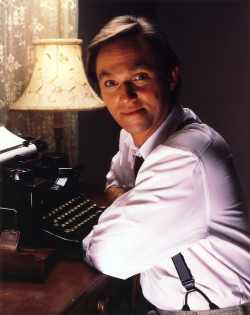 Richard Thomas smiling in Type Writer Photo Print - Item # VARCEL708815