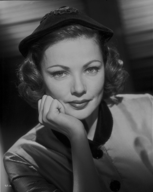 Gene Tierney smiling in Shadows Photo Print - Item # VARCEL708847