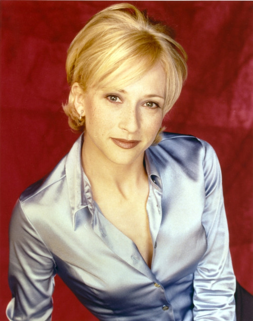 Hallie Todd Posed in Red Background Photo Print - Item # VARCEL708893