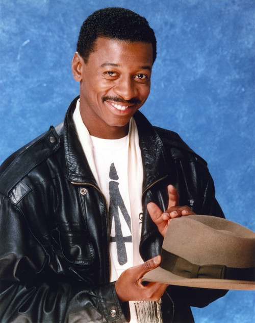 Robert Townsend smiling in Black Leather Jacket Photo Print - Item # VARCEL708925