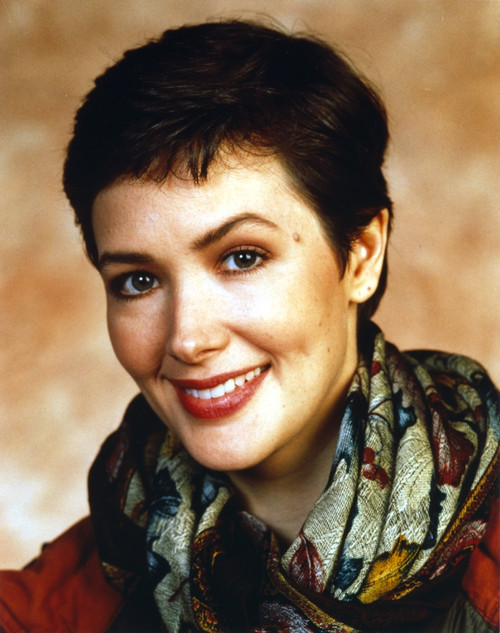 Janine Turner Portrait in Floral Scarf Photo Print - Item # VARCEL708967