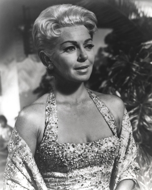 Lana Turner wearing Gown Black and White Photo Print - Item # VARCEL708990