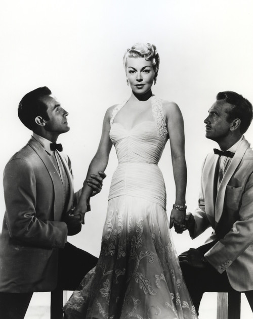 Lana Turner with Two Gentleman Portrait Photo Print - Item # VARCEL708985
