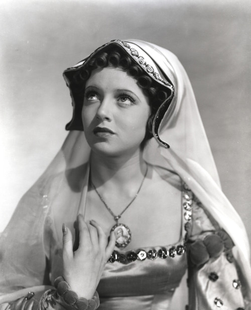 Classic Portrait of Lana Turner in Elegant Dress with Veil Photo Print - Item # VARCEL709015