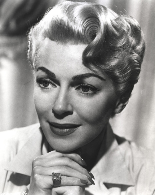 Lana Turner Close Up Portrait with Both Hands on Chin Photo Print - Item # VARCEL709053