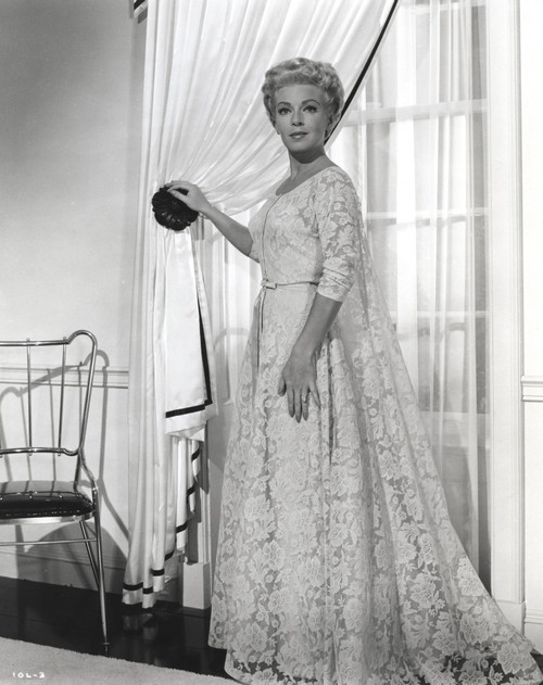 Classic Portrait of Lana Turner wearing in Embroider Gown Photo Print - Item # VARCEL709057