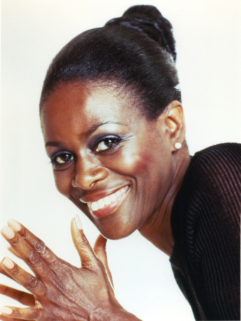 Cicley Tyson Portrait in Black Dress Photo Print - Item # VARCEL709088