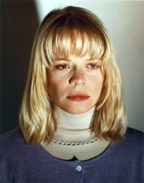 Marcy Walker Portrait in Blue Sweater Photo Print - Item # VARCEL709163