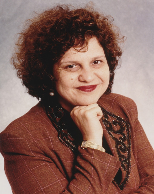 Wendy Wasserstein Portrait in Brown Coat Photo Print - Item # VARCEL709192