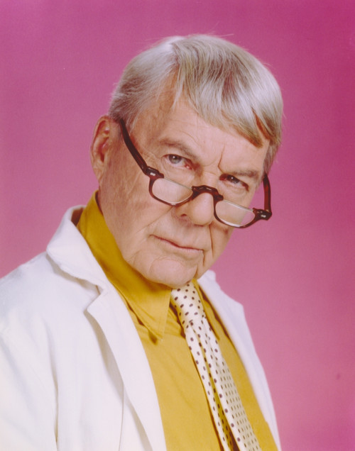 David Wayne Portrait in White Coat Photo Print - Item # VARCEL709202