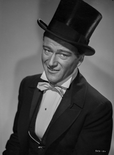 John Wayne portrait in a top hat Photo Print - Item # VARCEL709236