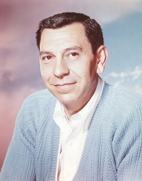 Jack Webb Portrait in Blue Sweater Photo Print - Item # VARCEL709286