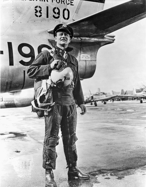 John Wayne by Plane Photo Print - Item # VARCEL709273