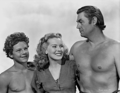 Johnny Weissmuller Portrait in Black and White Photo Print - Item # VARCEL709341