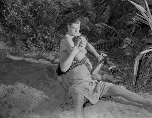 Johnny Weissmuller Fight Scene Photo Print - Item # VARCEL709352