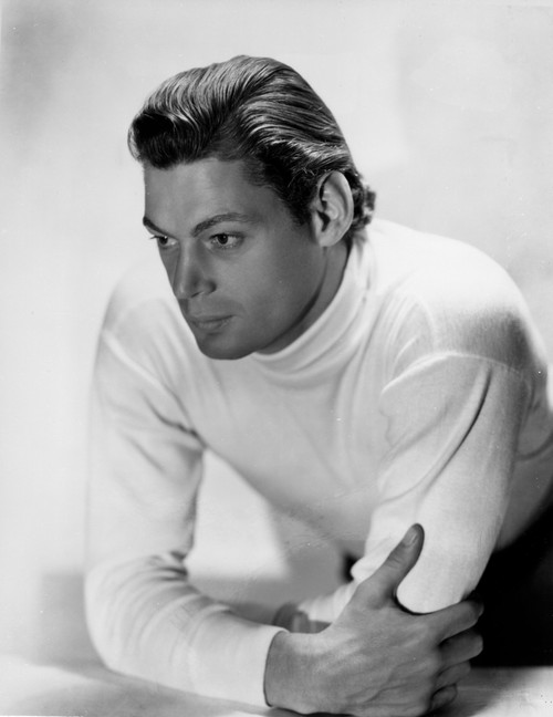 Johnny Weissmuller wearing a White Long Sleeves in a Portrait Photo Print - Item # VARCEL709413