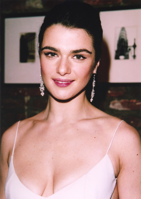 Rachel Weisz Portrait in White Sexy Dress Photo Print - Item # VARCEL709469