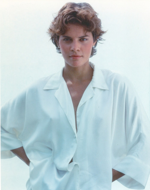 Tahnee Welch Poses in a White Long Sleeves Photo Print - Item # VARCEL709472