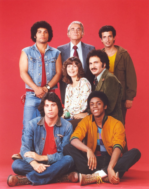 Welcome Back Kotter Group Picture in Red Background Photo Print - Item # VARCEL709474