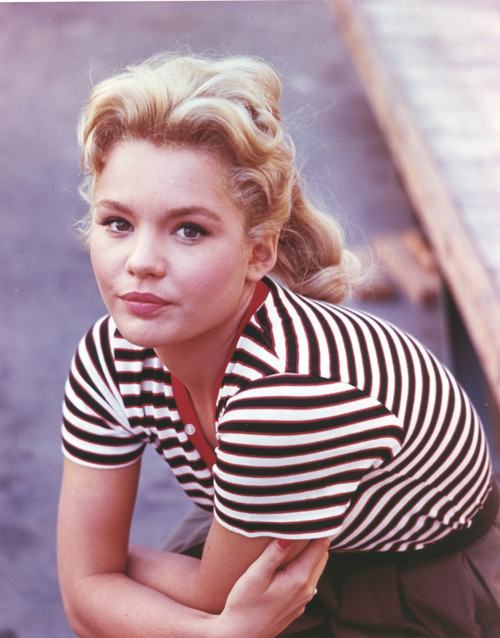 Tuesday Weld Portrait in Stripe Blouse Photo Print - Item # VARCEL709498