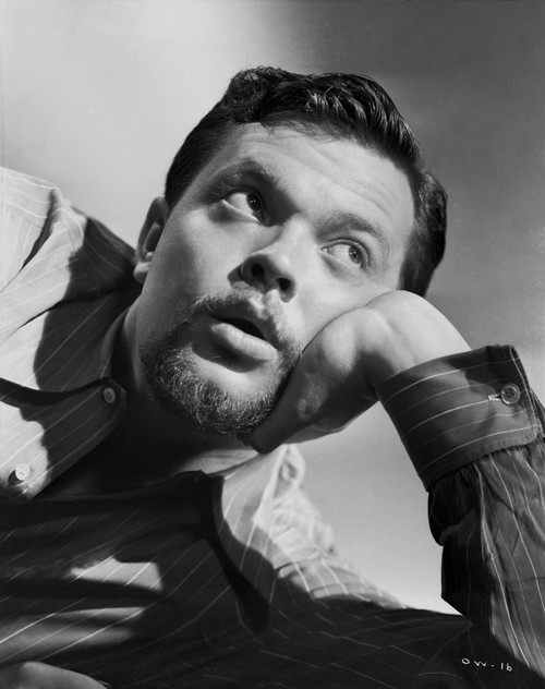 Orson Welles Lying in Black and White Photo Print - Item # VARCEL709556