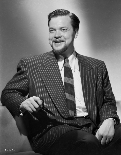Orson Welles smiling in Coat and Tie Photo Print - Item # VARCEL709588