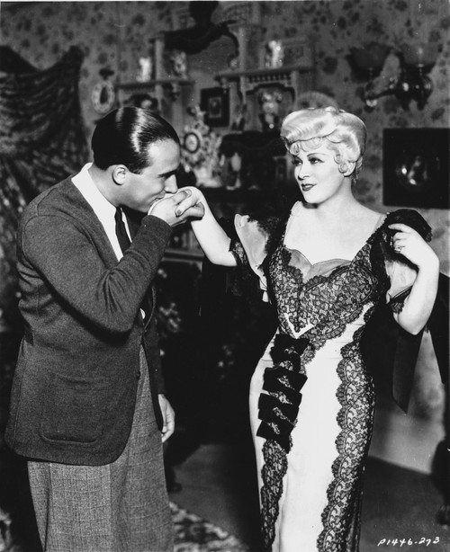 Mae West Kissed Her Hand by Man Photo Print - Item # VARCEL709632