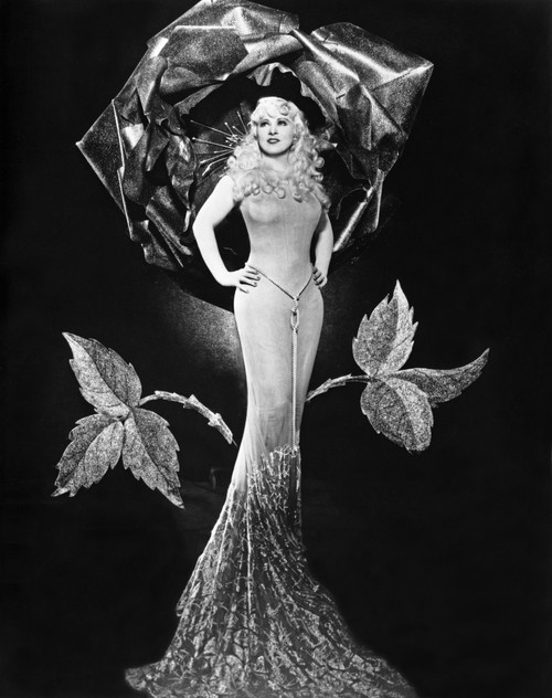 Mae West standing Posed in Black and White Photo Print - Item # VARCEL709699