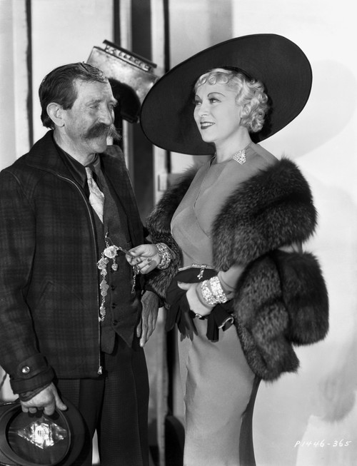 Mae West Portrait in Black and White Photo Print - Item # VARCEL709705