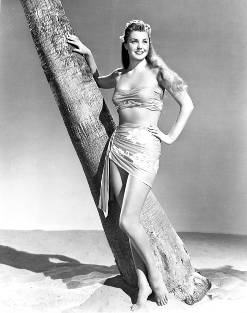 Esther Williams smiling Under the Tree in Black and White Photo Print - Item # VARCEL709877