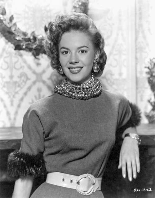 Natalie Wood Leaning in Black and White Photo Print - Item # VARCEL709943