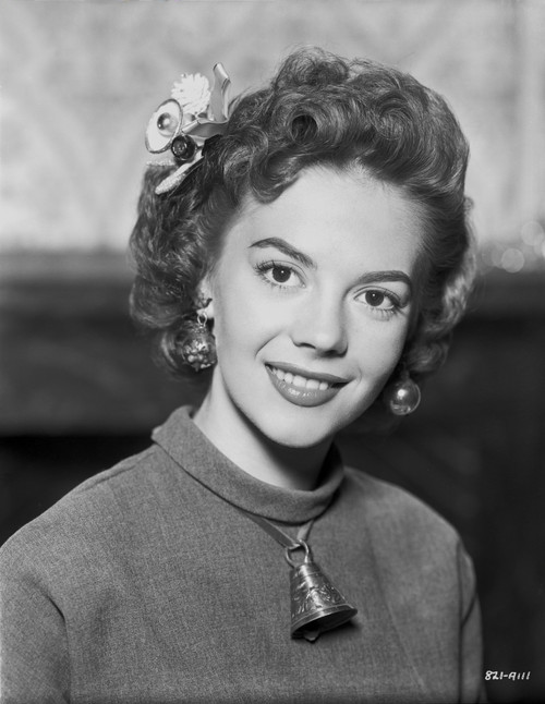 Natalie Wood smiling in Sweater Photo Print - Item # VARCEL709946