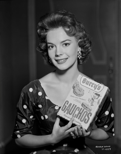 Natalie Wood Holding a Box of Cookies Photo Print - Item # VARCEL709951