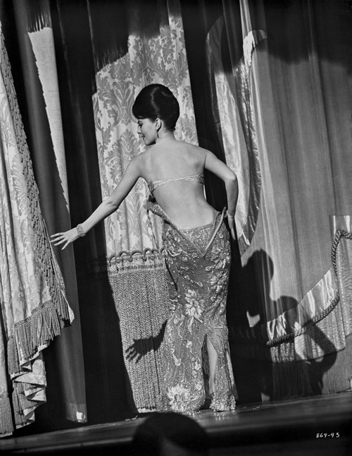 Natalie Wood Stripping Facing Backwards Photo Print - Item # VARCEL709964