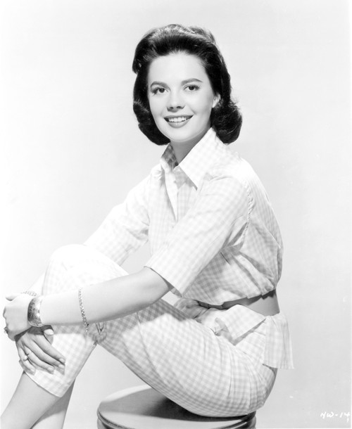 Natalie Wood sitting on a Chair Photo Print - Item # VARCEL709999