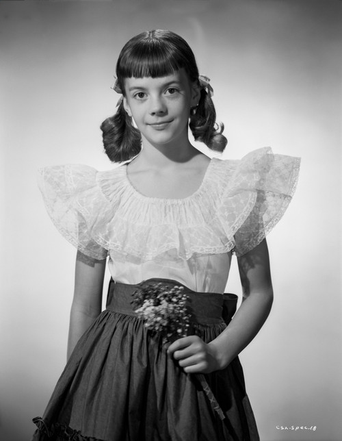 Natalie Wood Holding a Flower Photo Print - Item # VARCEL710012