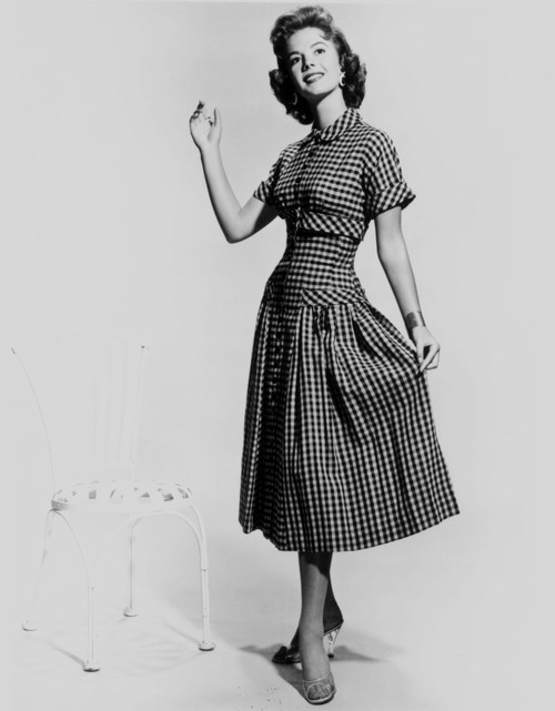 Natalie Wood Posed in Plaid Dress Photo Print - Item # VARCEL709988
