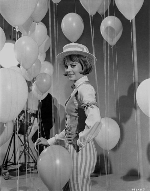 Natalie Wood posed Surrounded by Balloons Photo Print - Item # VARCEL710007
