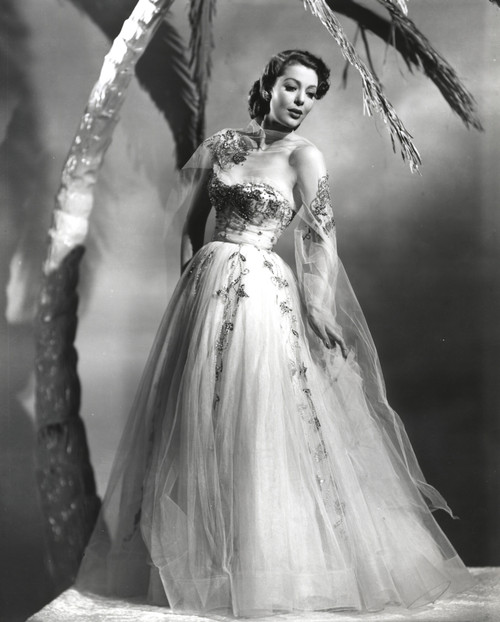 Loretta Young Coconut Tree and a Lady in a Wedding Dress Photo Print - Item # VARCEL710055