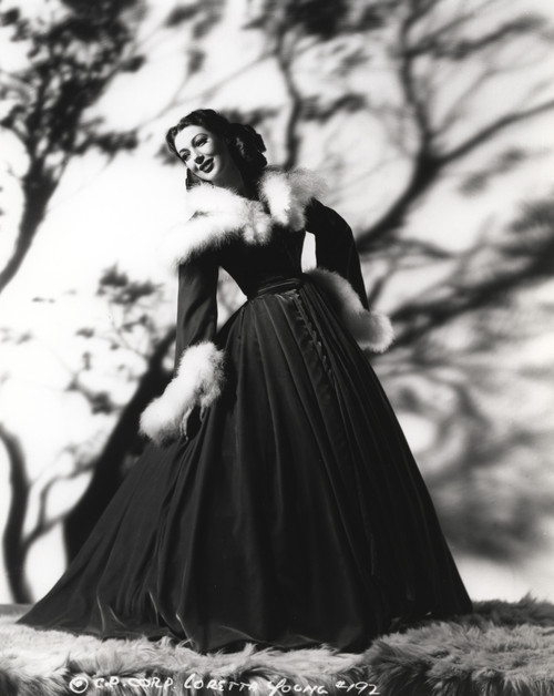Loretta Young Long Gown Balloon Photo Print - Item # VARCEL710071