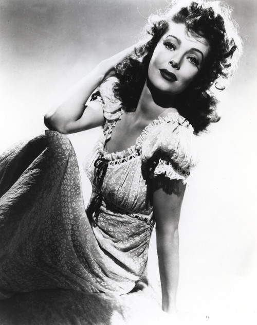 Loretta Young Pose with Long Dress Photo Print - Item # VARCEL710080