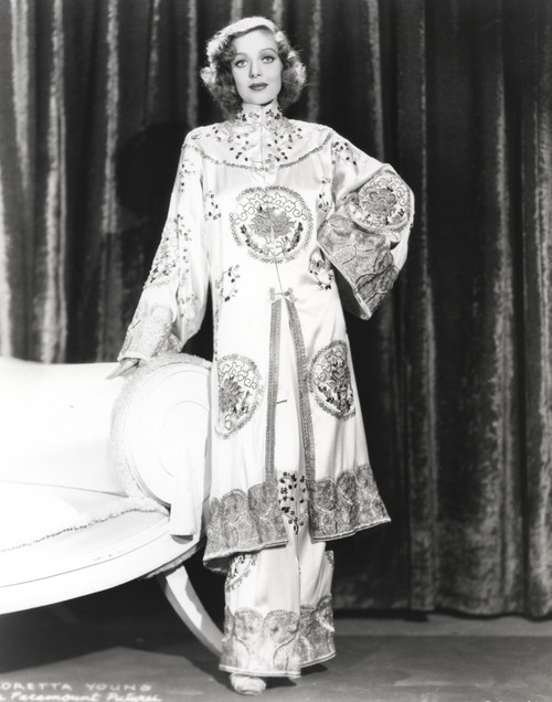 Loretta Young Traditional Chinese Kimono Dress Photo Print - Item # VARCEL710051