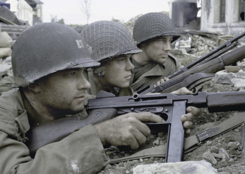 Tom Hanks Matt Damon and Edward Burns in Saving Private Ryan Photo Print (10 x 8)