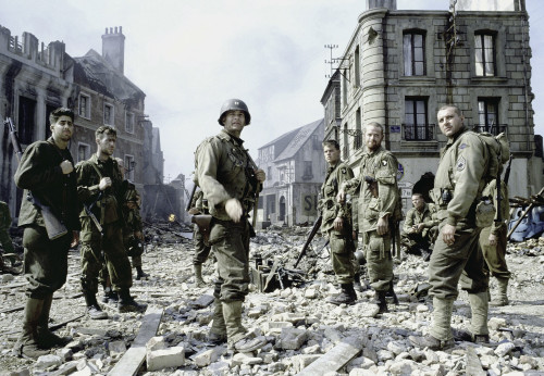Tom Hanks, Adam Goldberg,Demetri Goritsas, Maximilian Martini and Tom Sizemore in Saving Private Ryan Photo Print - Item # VARGLP346368