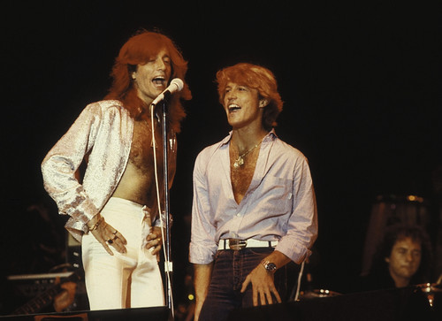 the Bee Gees on stage Photo Print