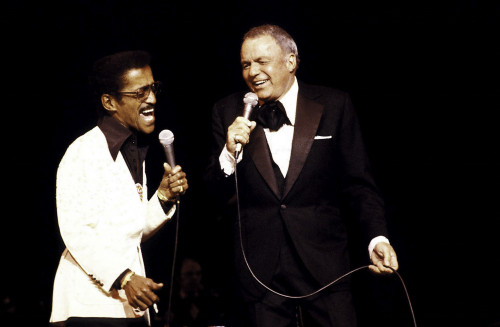 Frank Sinatra singing with Sammy Davis Jr Photo Print - Item # VARGLP346691
