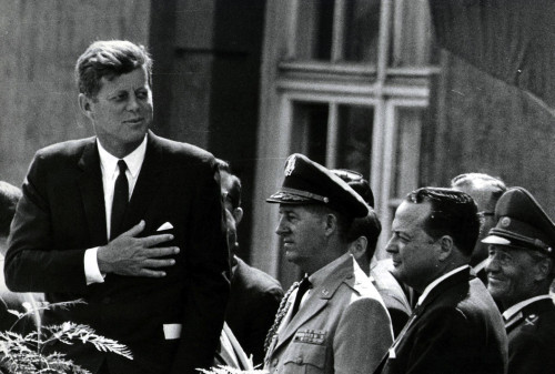 John F Kennedy on a state visit to Berlin Germany Photo Print (10 x 8)