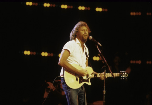 the Barry Gibb on stage Photo Print - Item # VARGLP348636