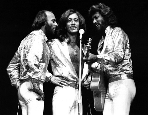 The Beegees Performing on Stage Photo Print - Item # VARGLP348675
